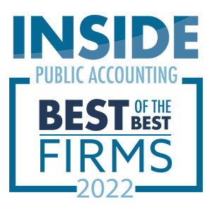 INSIDE Public Accounting Best of the Best Firms 2022